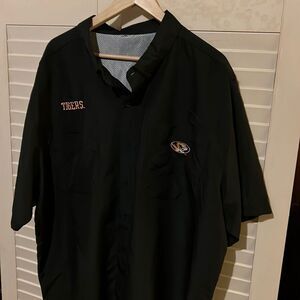 Missouri Tigers mesh lined athletic button down shirt size XXL